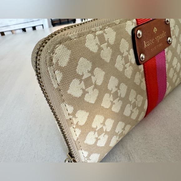 Kate Spade canvas wallet. - Picture 4 of 11